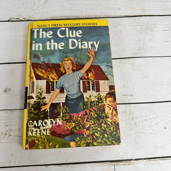 Other - The Clue in the Diary Carolyn Keene 1962 Revised Edition Nancy Drew Mystery